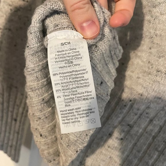 Madewell Gray Sweater (Size S) - Picture 4 of 4